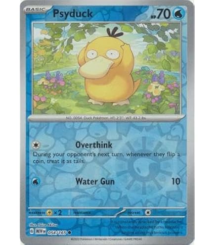 Amazon.com: Pokemon Card Slowpoke & Psyduck GX RR sm11 Holo 011